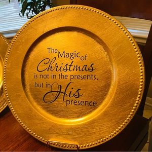 Charger Decor with Plate Holder